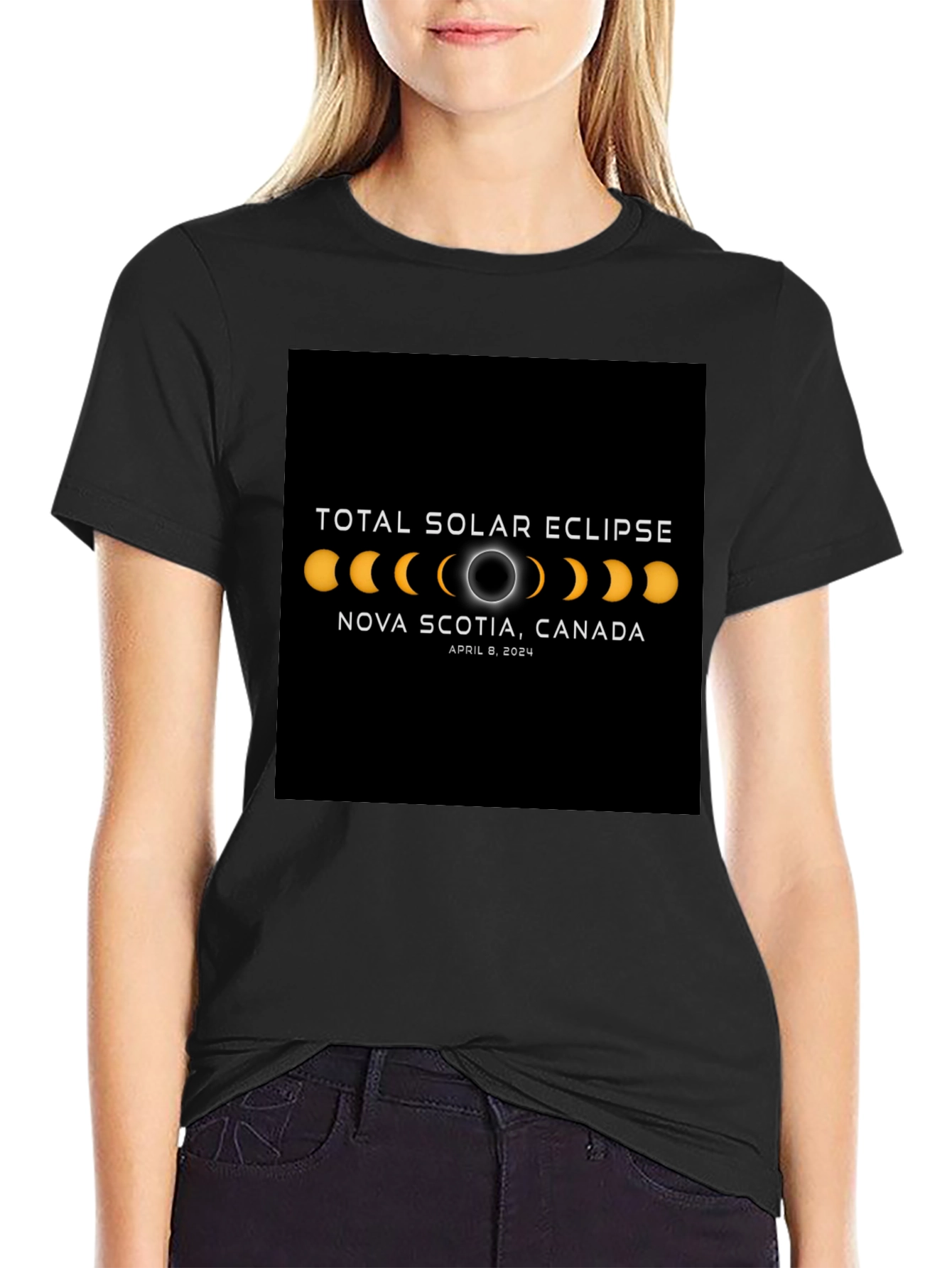 Total Solar Eclipse Nova Scotia 2024 T-Shirt