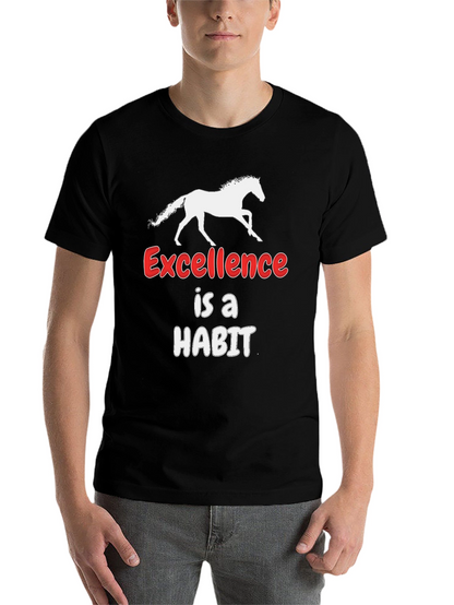 Excellence is a Habit Horse T-Shirt