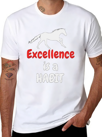 Excellence is a Habit Horse T-Shirt