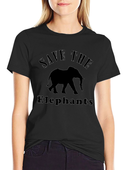 Save The Elephants Graphic Tee