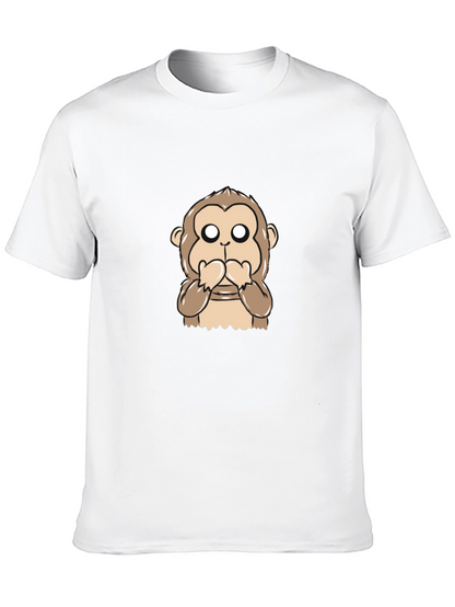 Speak No Evil Monkey Graphic T-Shirt
