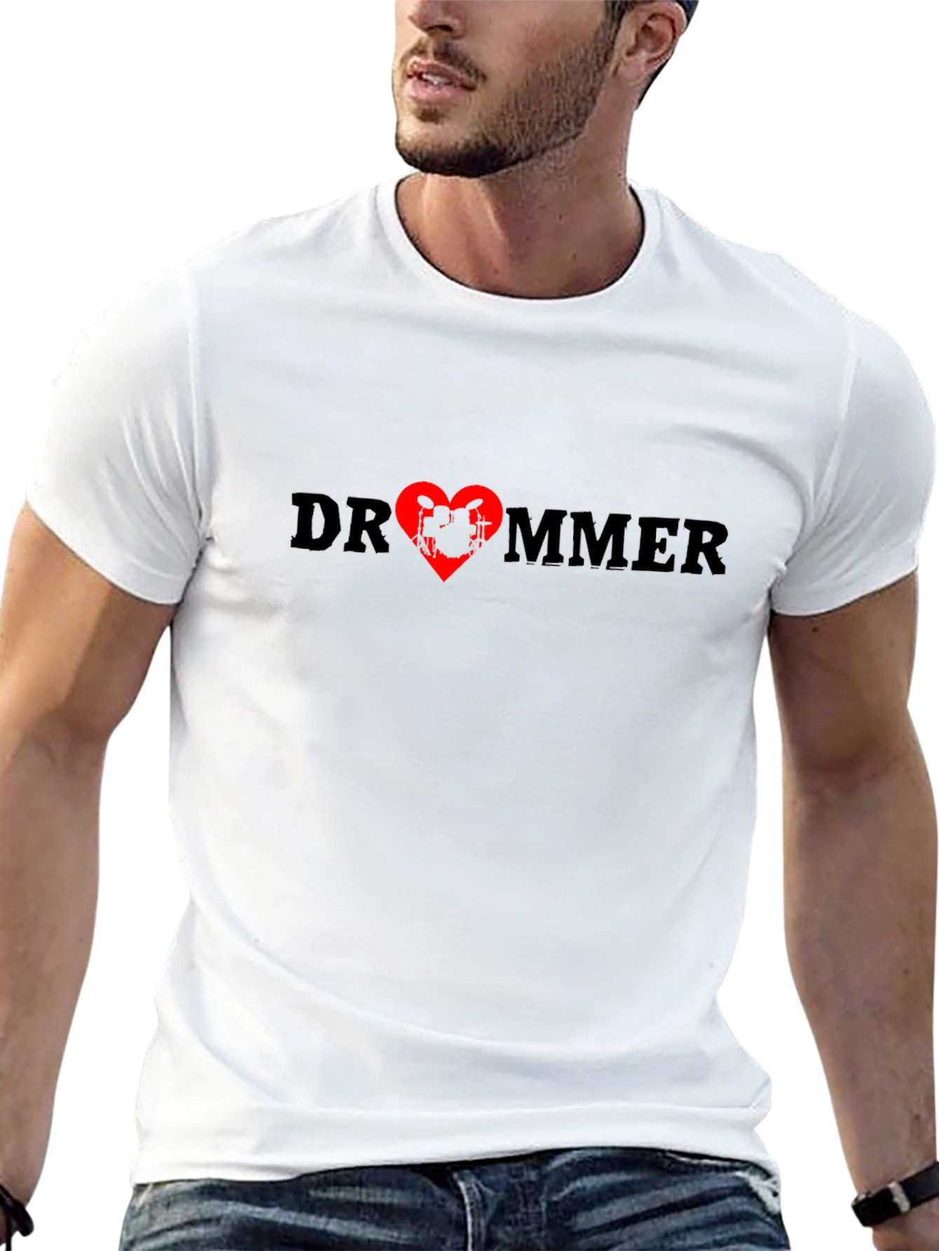 Drummer Love T-Shirt - Music Lover Tee