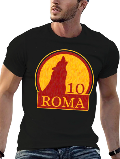Roma 10 Wolf T-Shirt - Stylish Graphic Tee
