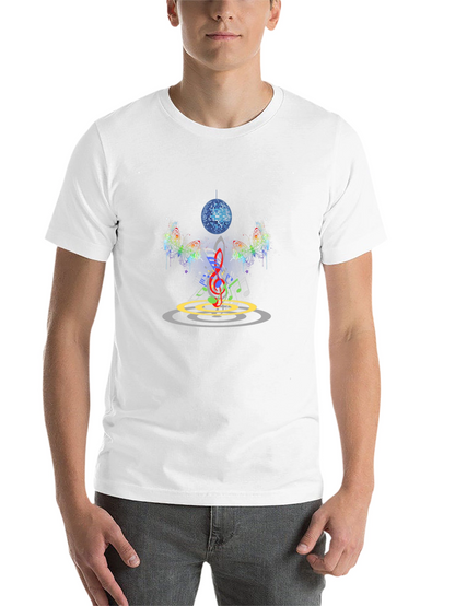 Music Butterfly Disco Ball Graphic Tee