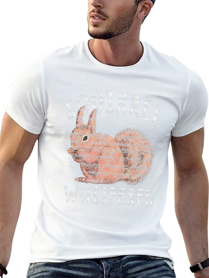 Squirrel Whisperer Graphic Tee - Black
