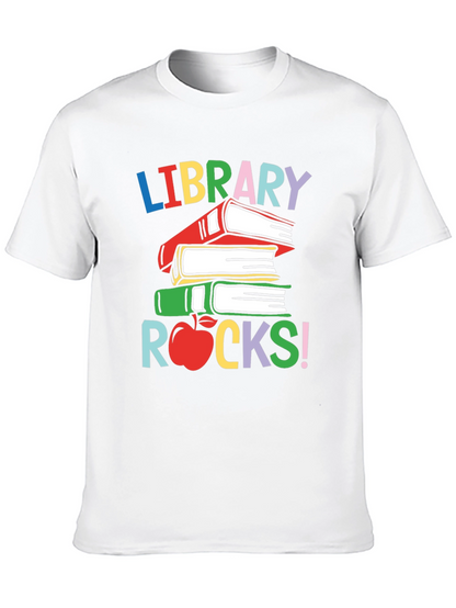 Library Rocks! T-Shirt - Book Lover Apparel