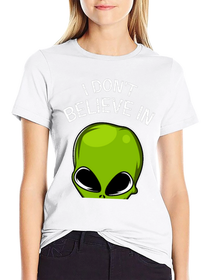 Alien Believer T-Shirt - Funny Graphic Tee