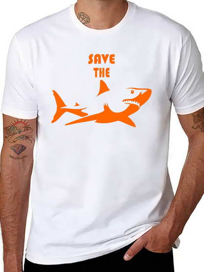 Save the Sharks Graphic Tee - Black