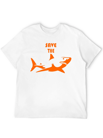 Save the Sharks Graphic Tee - Black