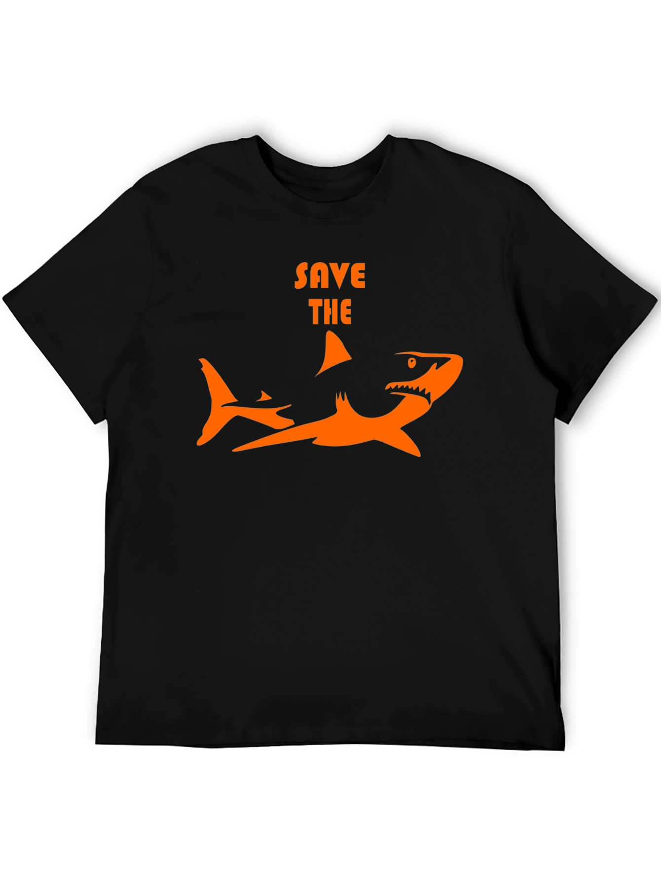 Save the Sharks Graphic Tee - Black