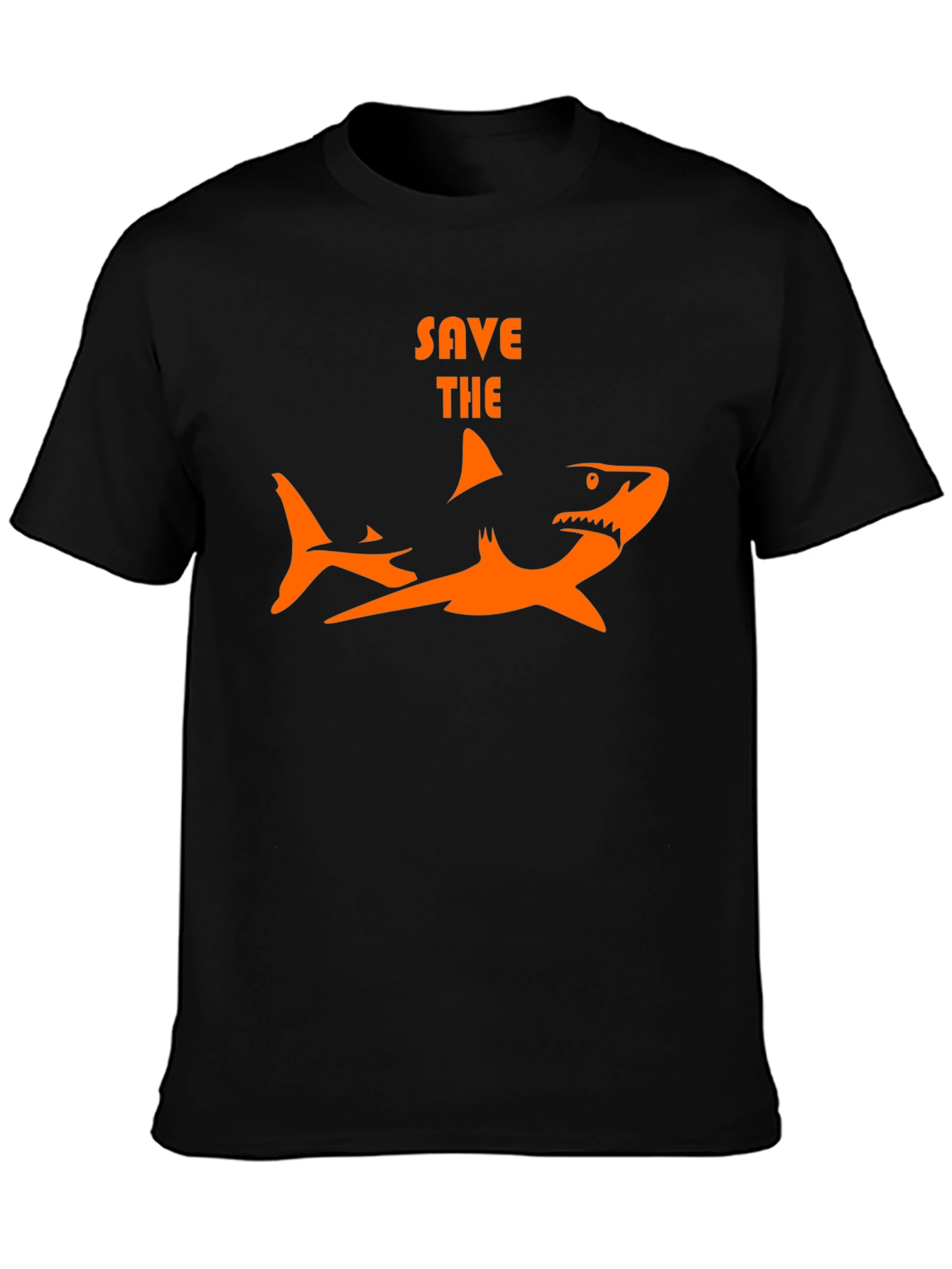 Save the Sharks Graphic Tee - Black