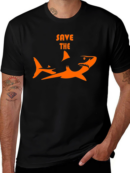 Save the Sharks Graphic Tee - Black