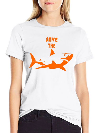 Save the Sharks Graphic Tee - Black