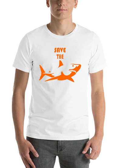 Save the Sharks Graphic Tee - Black