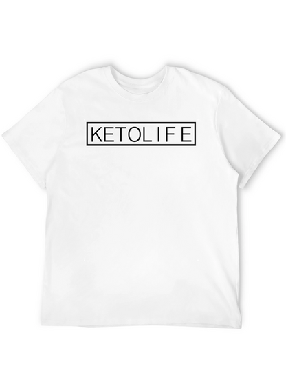 KetoLife Black Graphic T-Shirt