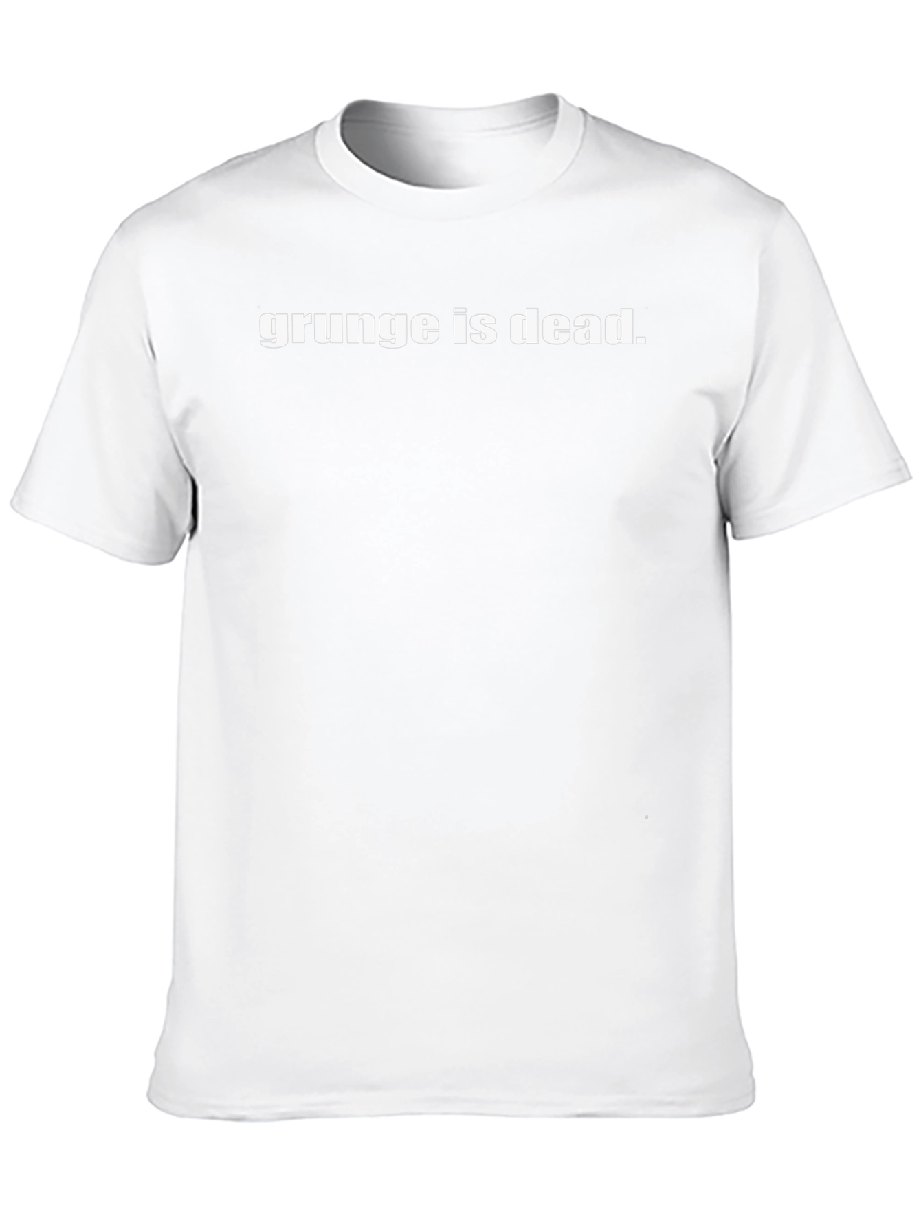 Grunge is Dead T-Shirt - Black Cotton