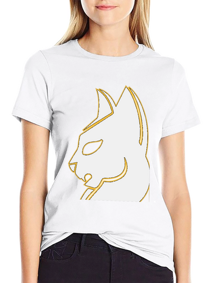 Stylish Cat Graphic Black T-Shirt - Unique Design