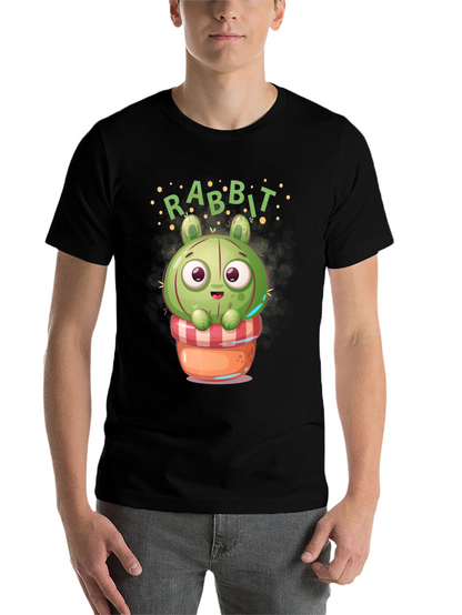 Cute Rabbit Cactus T-Shirt