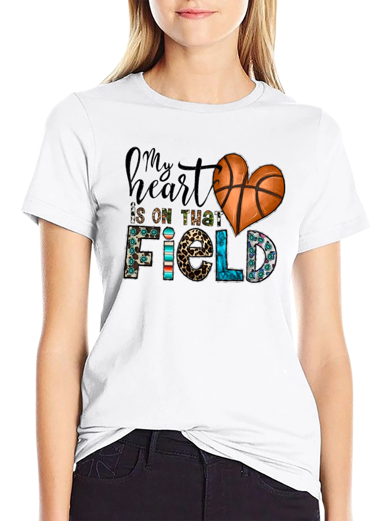 Basketball Heart T-Shirt