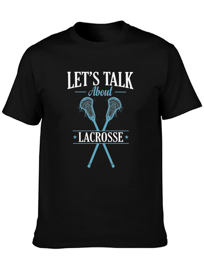 Lets Talk About Lacrosse Graphic Tee