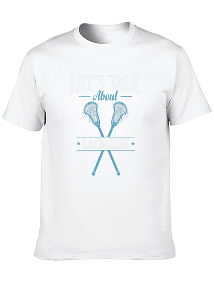 Lets Talk About Lacrosse Graphic Tee
