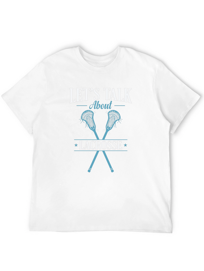 Lets Talk About Lacrosse Graphic Tee