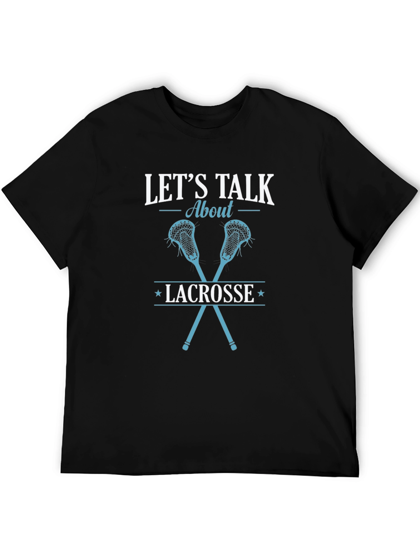 Lets Talk About Lacrosse Graphic Tee