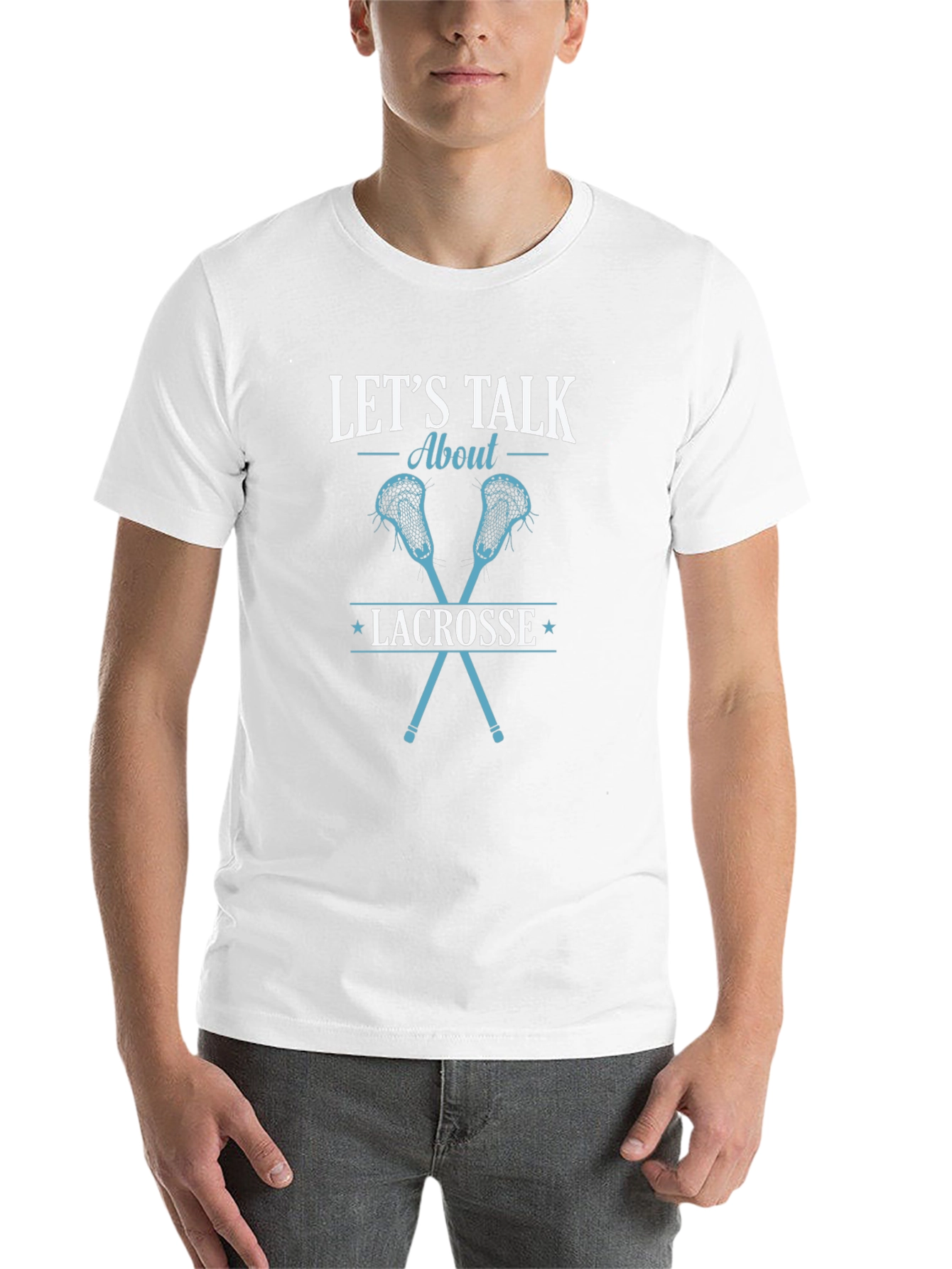 Lets Talk About Lacrosse Graphic Tee