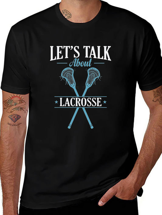 Lets Talk About Lacrosse Graphic Tee