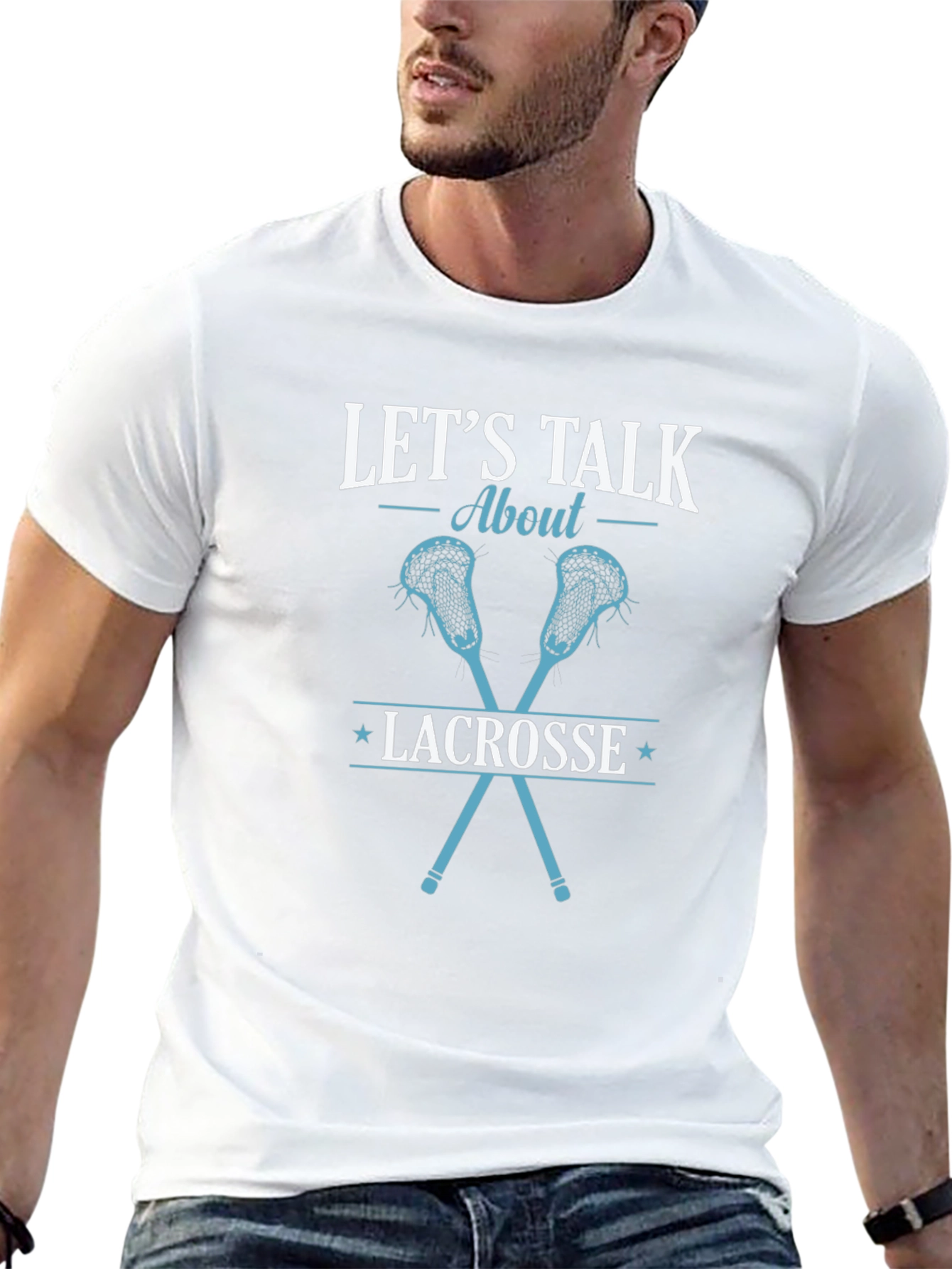 Lets Talk About Lacrosse Graphic Tee