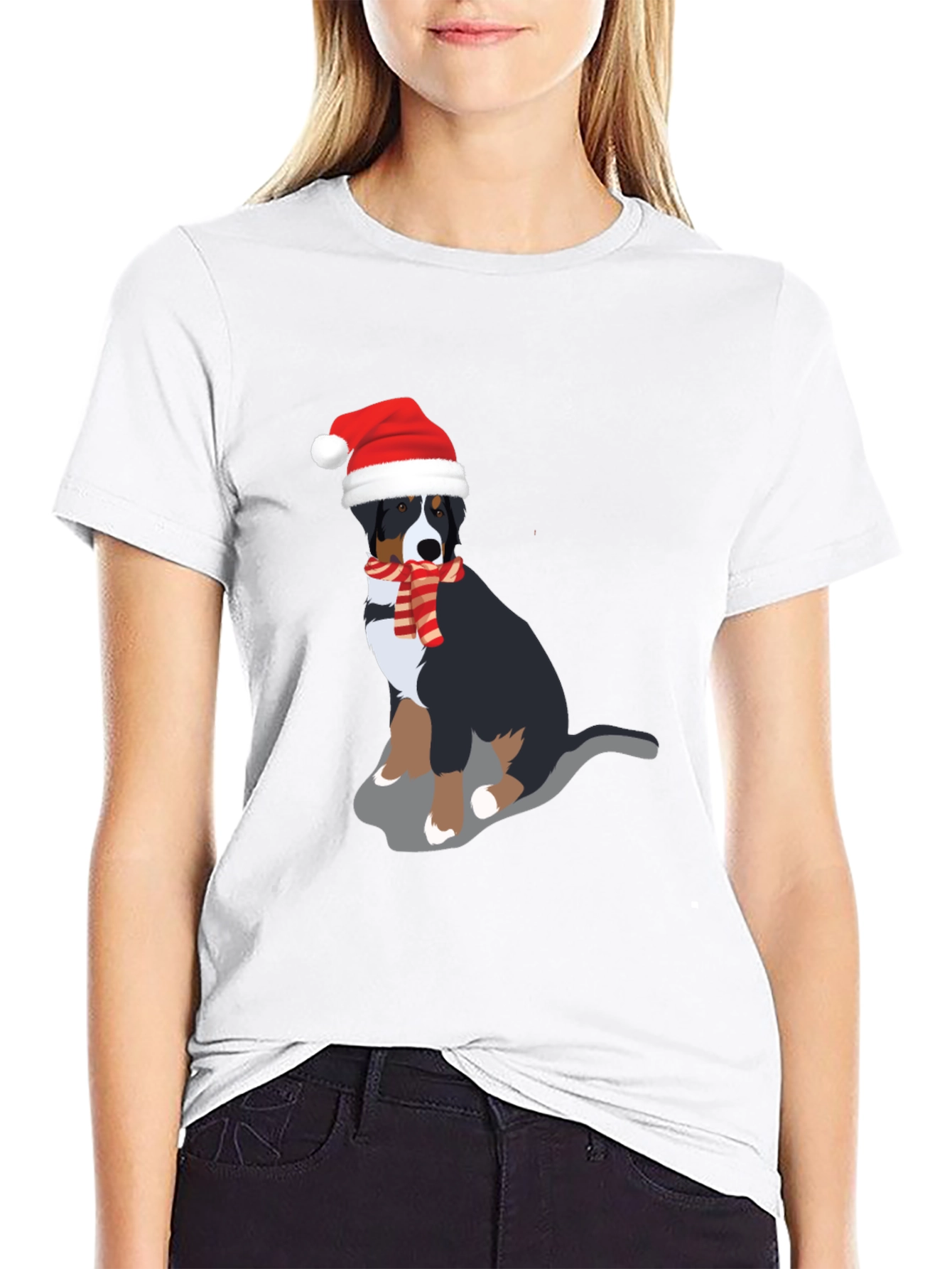 Festive Dog Graphic Tee