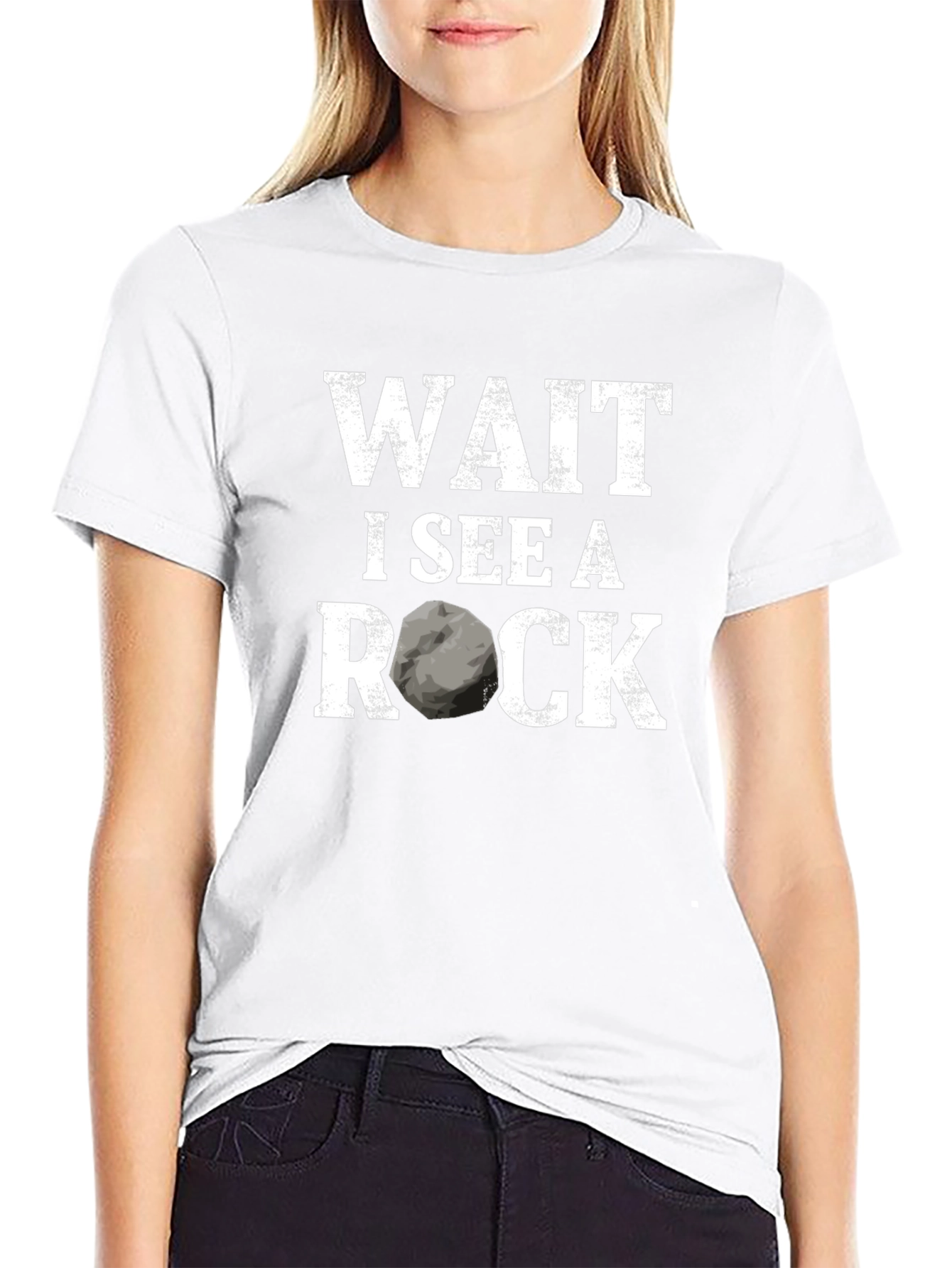 Wait I See A Rock Funny Geologist T-Shirt