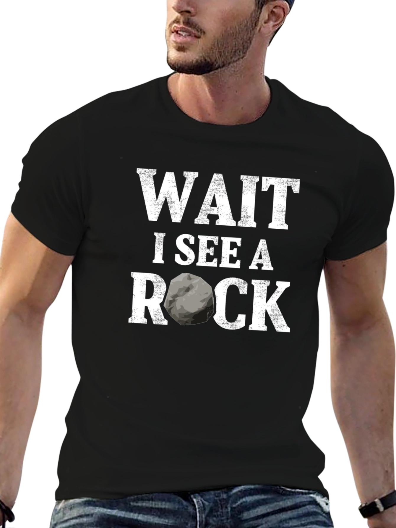 Wait I See A Rock Funny Geologist T-Shirt