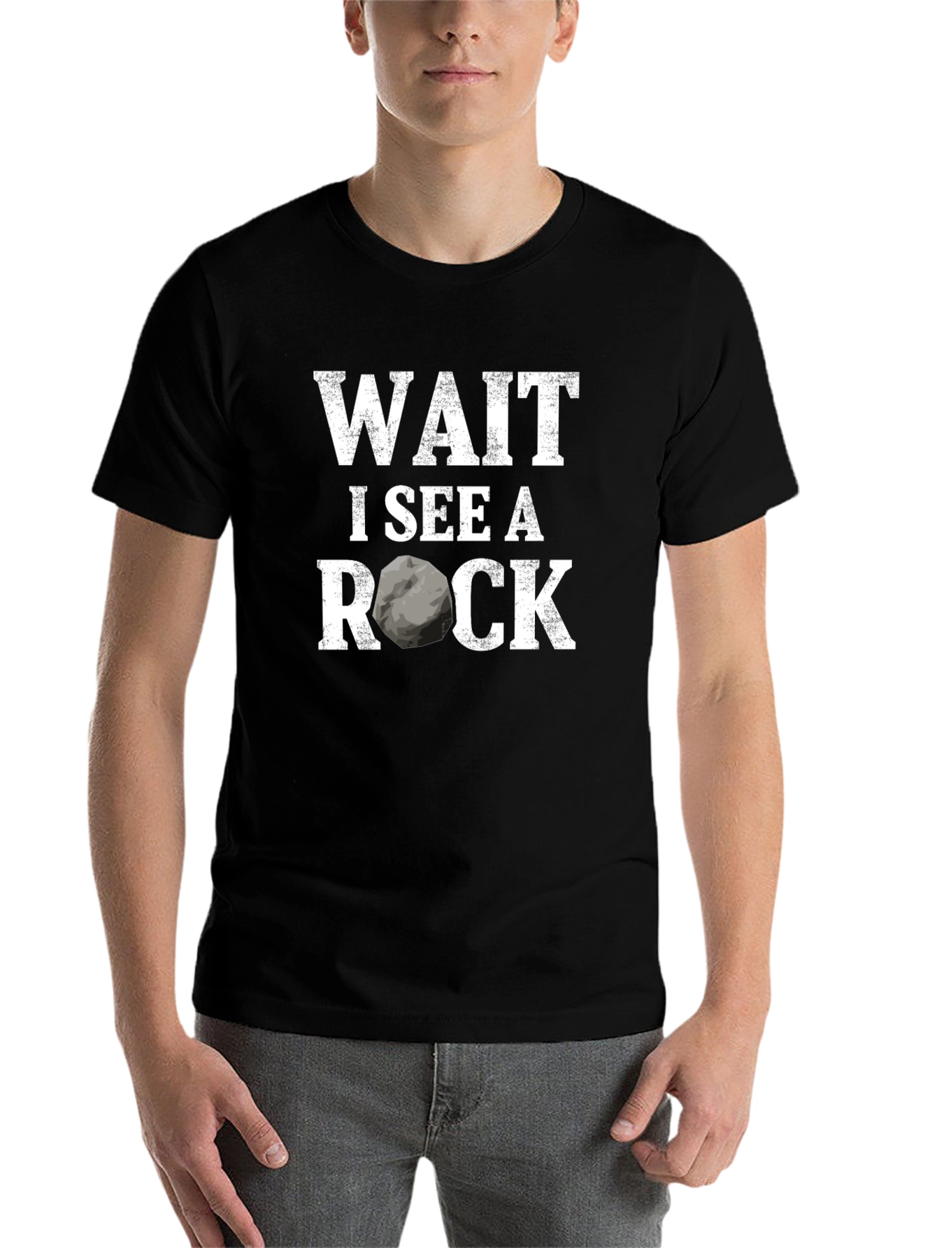 Wait I See A Rock Funny Geologist T-Shirt