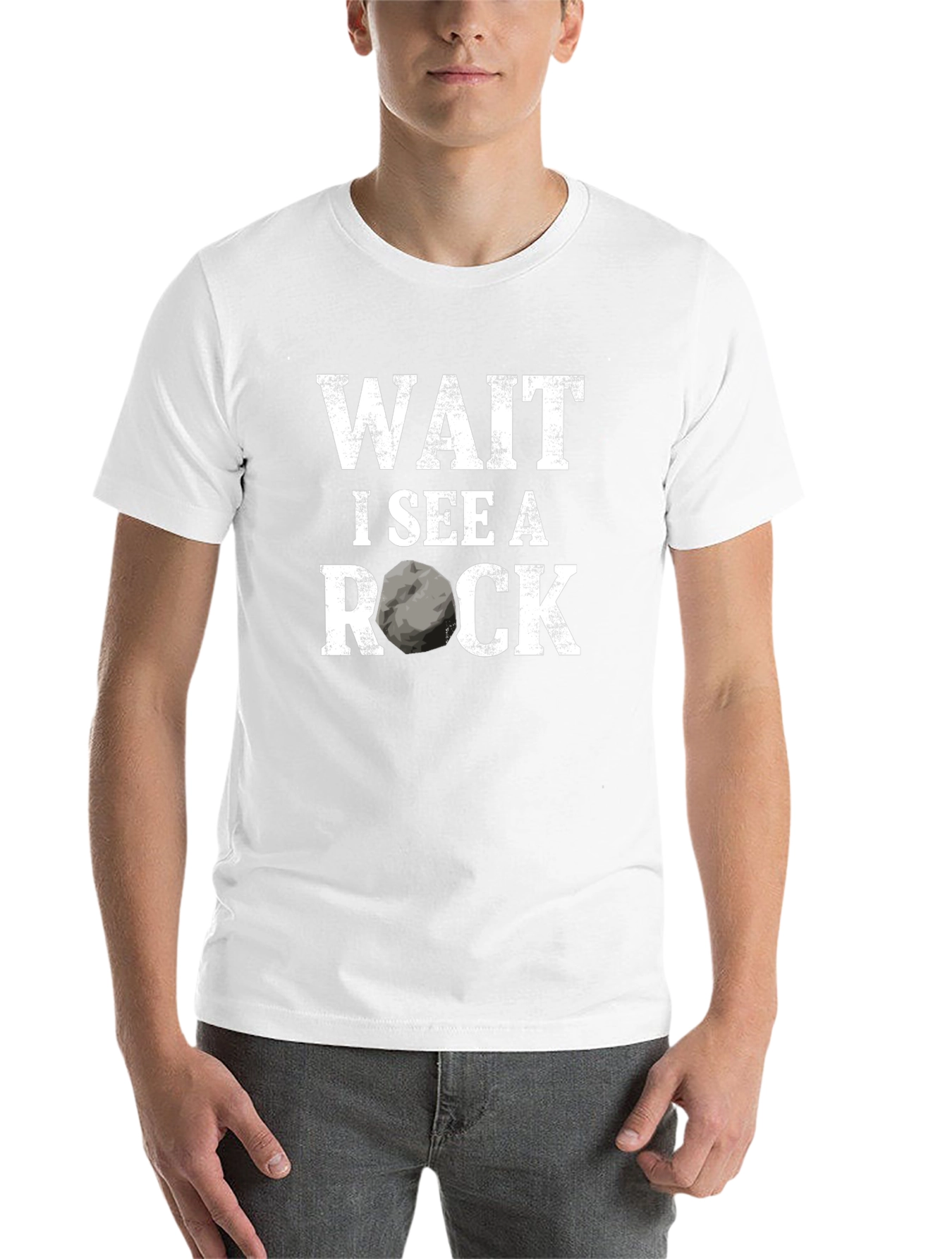 Wait I See A Rock Funny Geologist T-Shirt