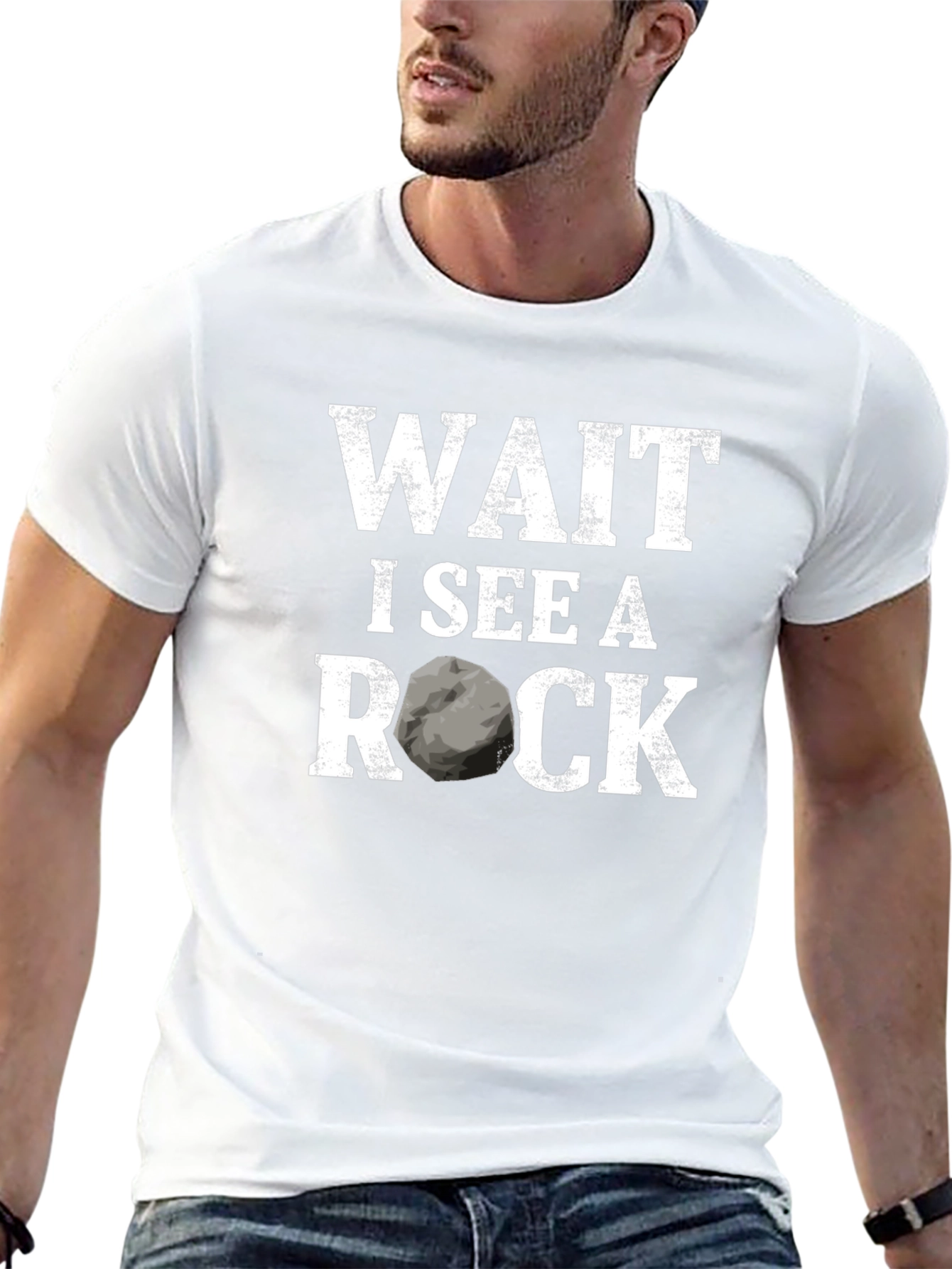 Wait I See A Rock Funny Geologist T-Shirt