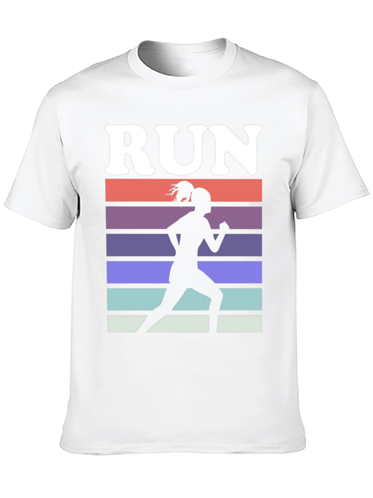 Run Retro Silhouette Graphic Tee