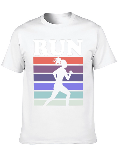 Run Retro Silhouette Graphic Tee