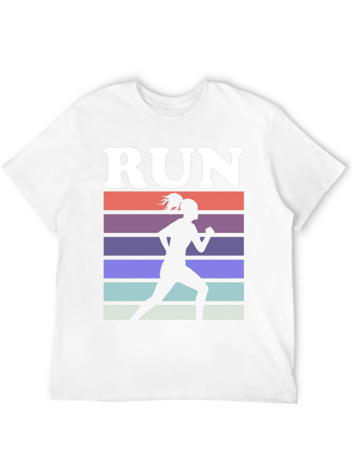Run Retro Silhouette Graphic Tee
