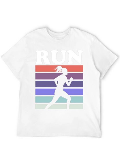 Run Retro Silhouette Graphic Tee