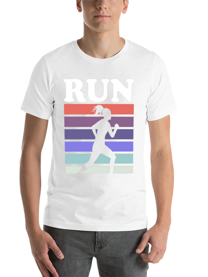 Run Retro Silhouette Graphic Tee
