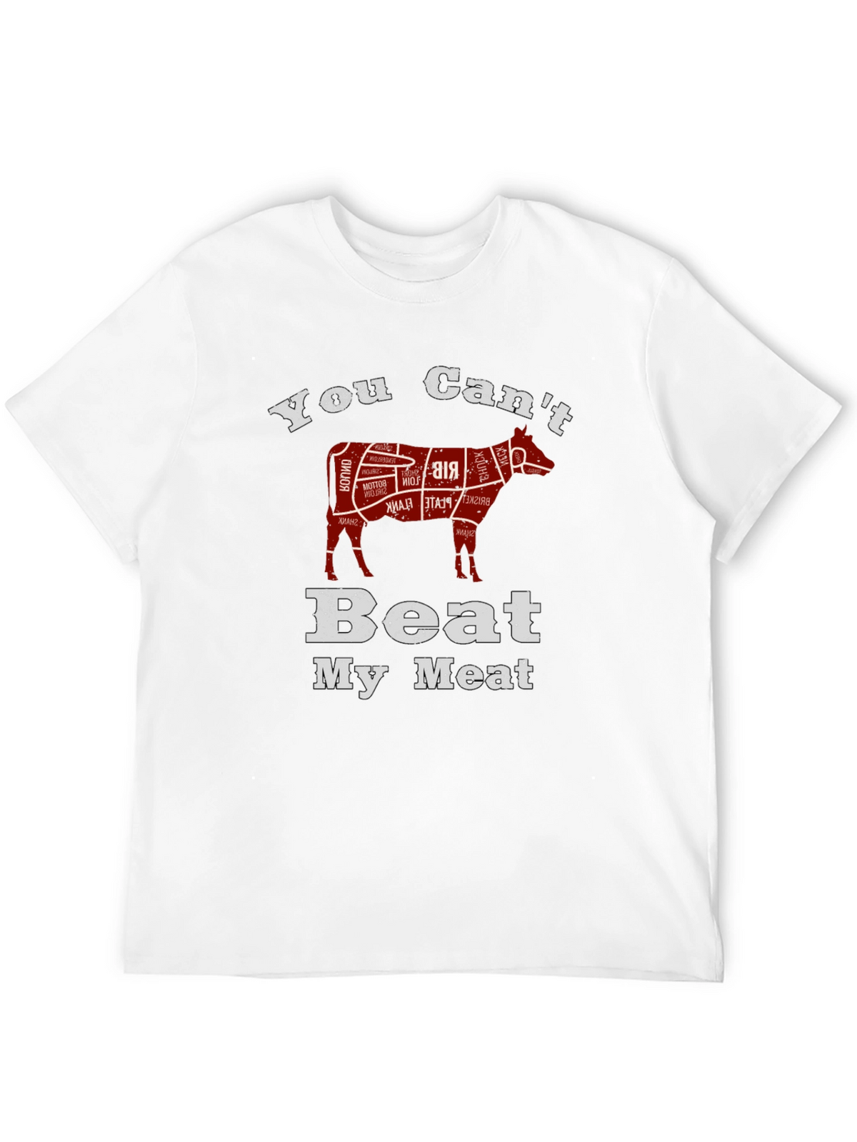You Cant Beat My Meat Black T-Shirt