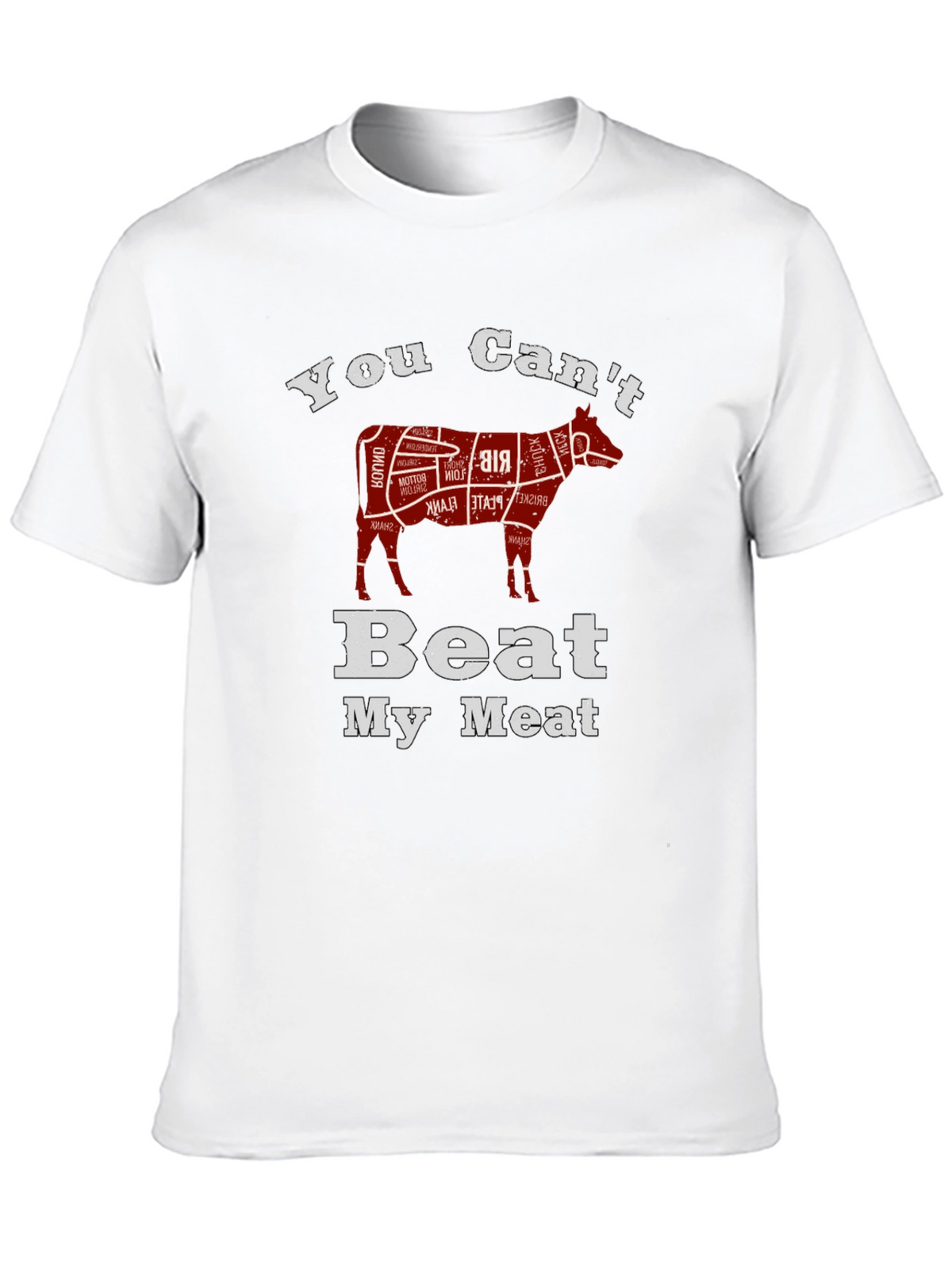 You Cant Beat My Meat Black T-Shirt