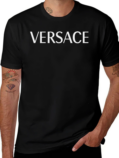 Versace Inspired Black T-Shirt – Trendy Design & Soft Feel