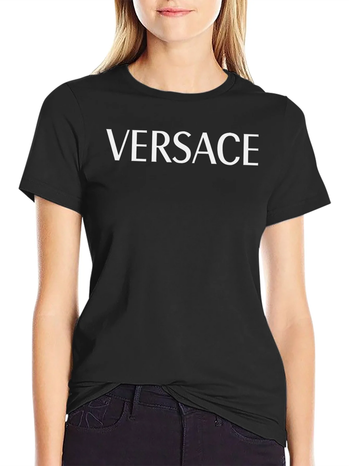 Versace Inspired Black T-Shirt – Trendy Design & Soft Feel