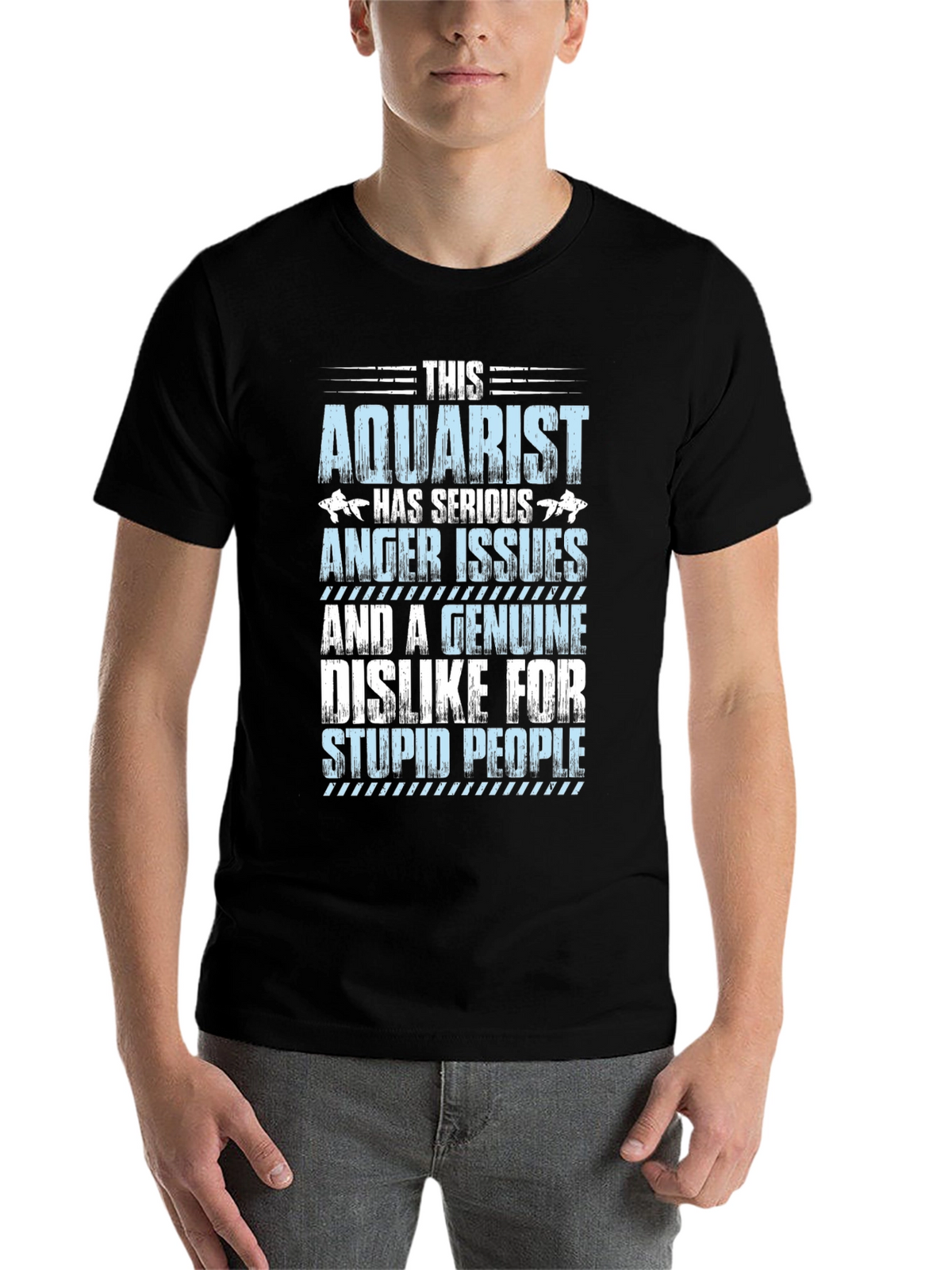 Aquarist T-Shirt - Serious Anger Issues Funny Tee