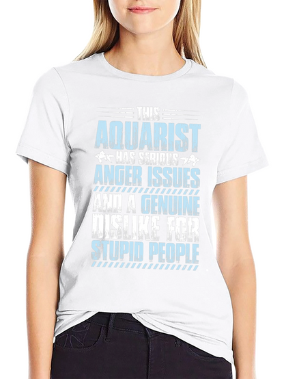 Aquarist T-Shirt - Serious Anger Issues Funny Tee