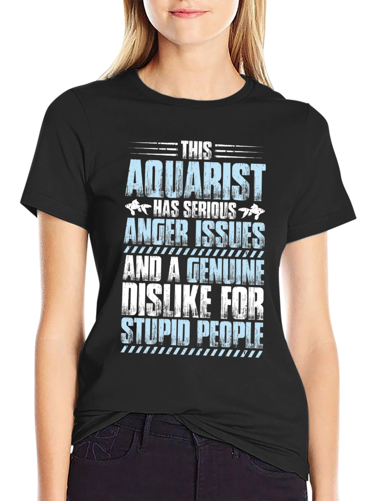 Aquarist T-Shirt - Serious Anger Issues Funny Tee