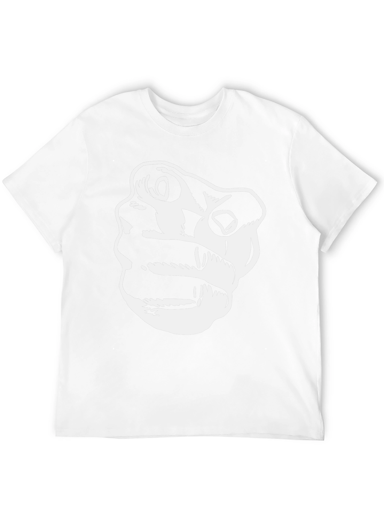 Black Graphic Tee - Bold Face Design