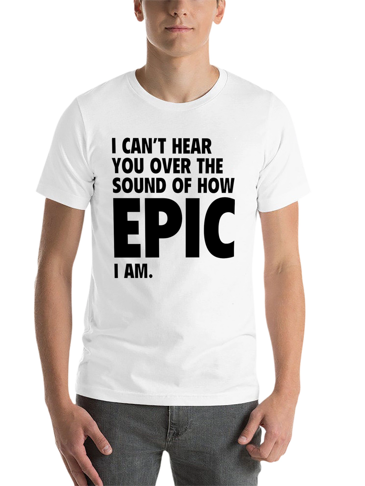 Epic Statement T-Shirt: Bold & Confident Design